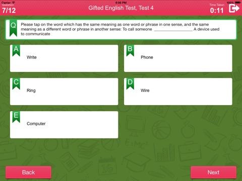 Gifted English Test Pro screenshot 3