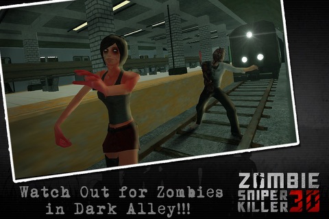 Deadly Zombie Sniper Simulator 3D: Take perfect headshots to kill undead zombies screenshot 4