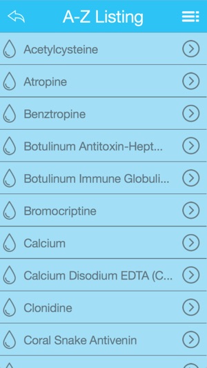 ACEP Toxicology Section Antidote App(圖2)-速報App