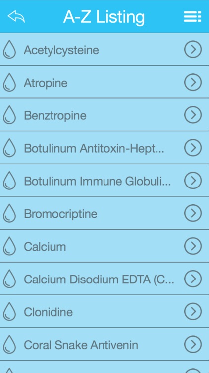 ACEP Toxicology Section Antidote App