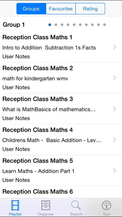 Reception Class Maths