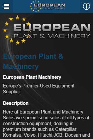 European Plant and Machinery screenshot 2