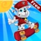 Paw Puppy Skater on Patrol Kim is back in his MOST ANTICIPATED adventure ever to hit AppStore