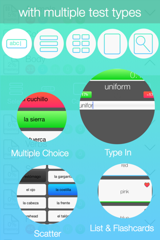 linguapp - Long-term Memory Trainer with free Spanish, English, French, Polish vocabulary exercises and word games screenshot 2