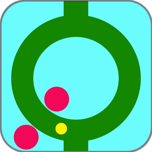 Red Circles - Avoid The Fat Two Dots And Don't Step On The Fit Line iOS App