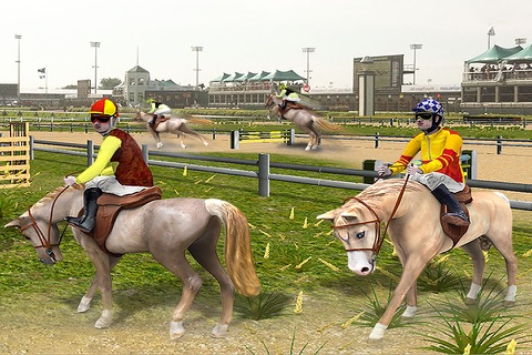 Horse Racing Simulator 3D - Real Jockey Riding Simulation Game on Mountains Derby Track screenshot 2