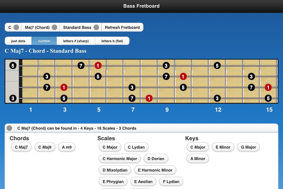 Bass Scales screenshot 2