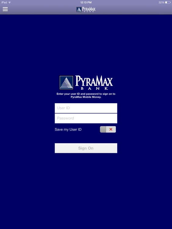 PyraMax Mobile Money for iPad