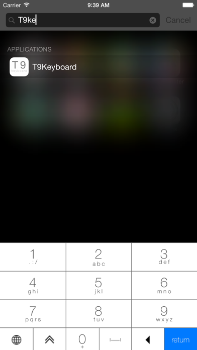 Screenshot #1 pour T9Keyboard