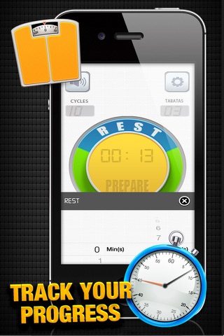 Tabata Timer X² - interval HIIT trainer FREE screenshot 2