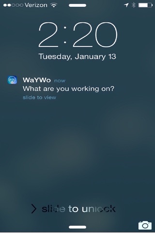 WaYWo Mobile Time Tracking for Clarity screenshot 4