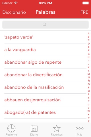 Verbis Diccionario Español-Francés de Administración screenshot 2