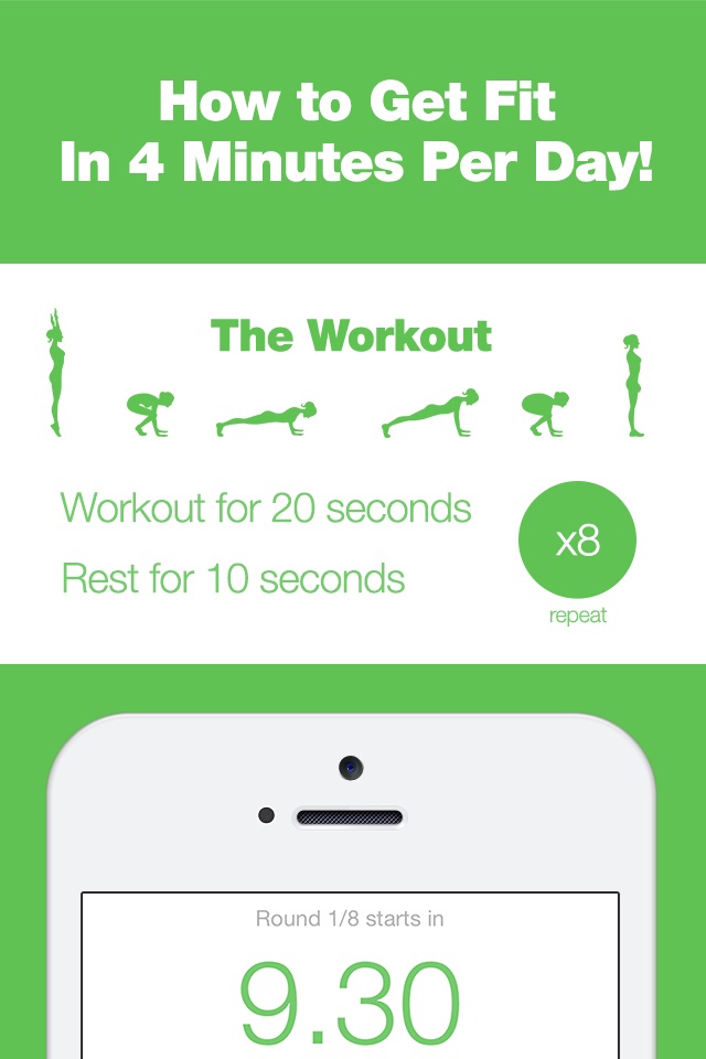 4 Minute Burpee Challenge - Get Fit in 90 Days of Intensive Tabata Interval Training screenshot 3