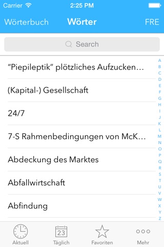 Expressis Dictionary – Deutsch-Französisch Wörterbuch der Management Begriffe. Expressis Dictionary – Allemand-Français Dictionnaire des Termes de Gestion screenshot 2