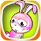 Tap the buttons so the Bunny can jump over the woods, rocks, turtles, and crocodiles to move forward