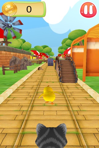 Crazy Chick Run screenshot 2