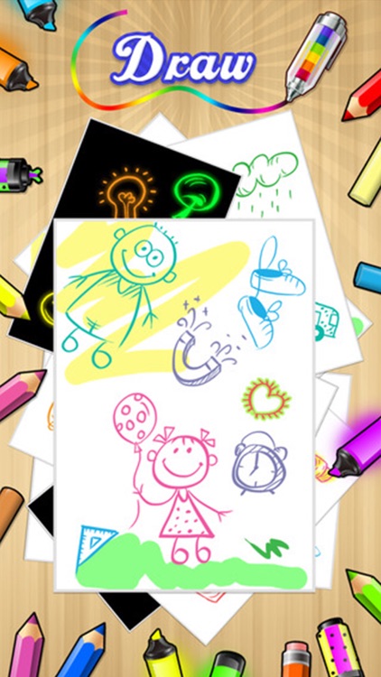 Kids Doodle Coloring Book HD - Color & Draw Kids games