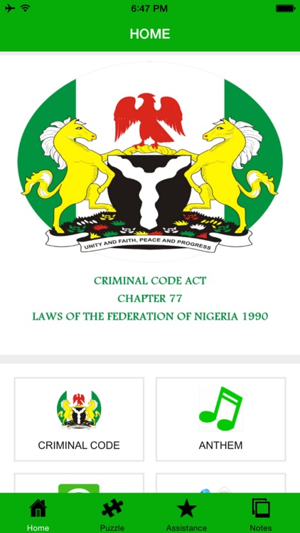 Nigeria Criminal Code Act