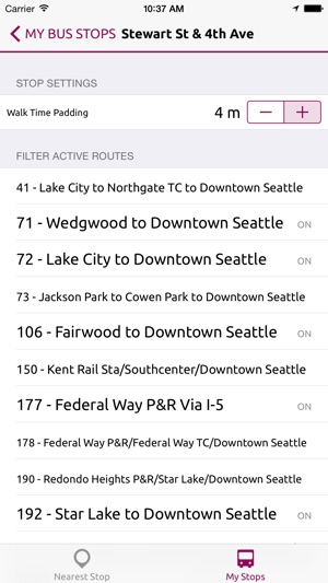 BusMe — Puget Sound Bus Departures(圖5)-速報App