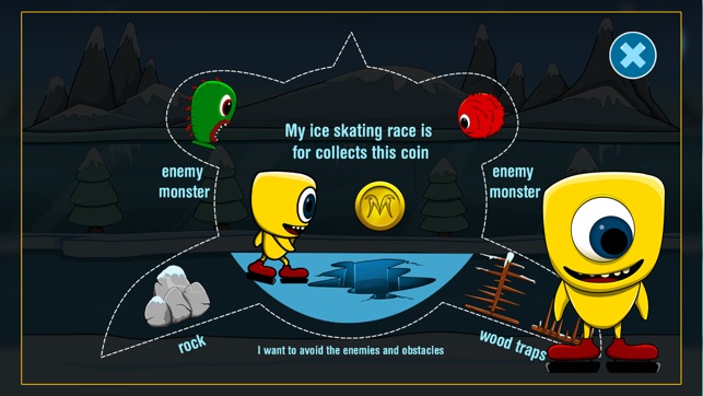 Ice Skating Creature : The Winter Cute Monster Coin Race - F(圖2)-速報App