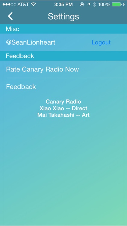 Canary Radio-Your Personal Radio for Social Network screenshot-3