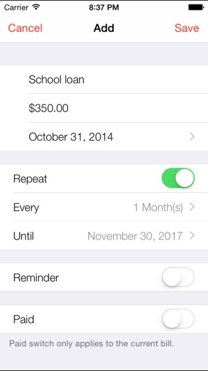 Billy The Bill Reminder & Monitor(圖2)-速報App