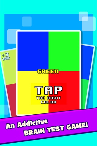 RGBY Color Mania - Don't Tap The Wrong Color Tiles To Win HD Free screenshot 2