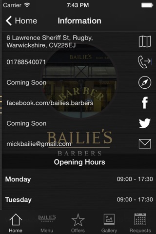 Bailies Barbers screenshot 3
