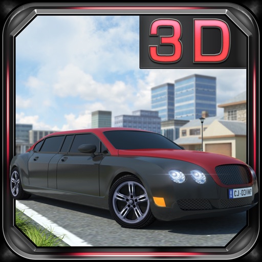 Luxury Limo 3D Parking Icon