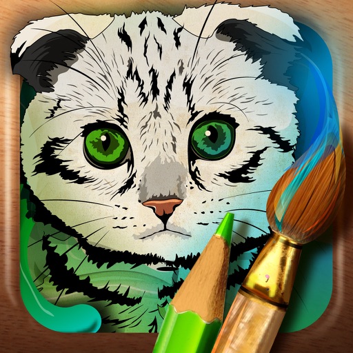 Colour the cat! Icon