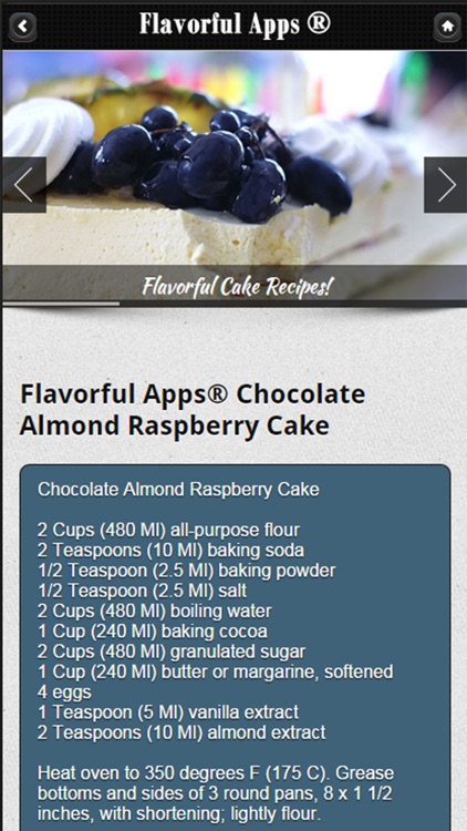 Cake Recipes from Flavorful Apps®