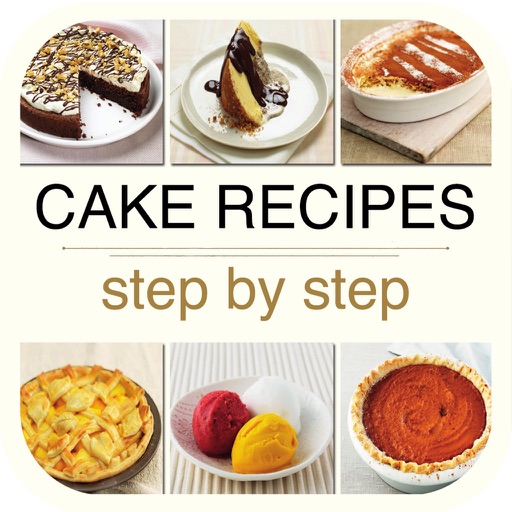 Cake Recipes - Step by Step Cookbook for iPad icon