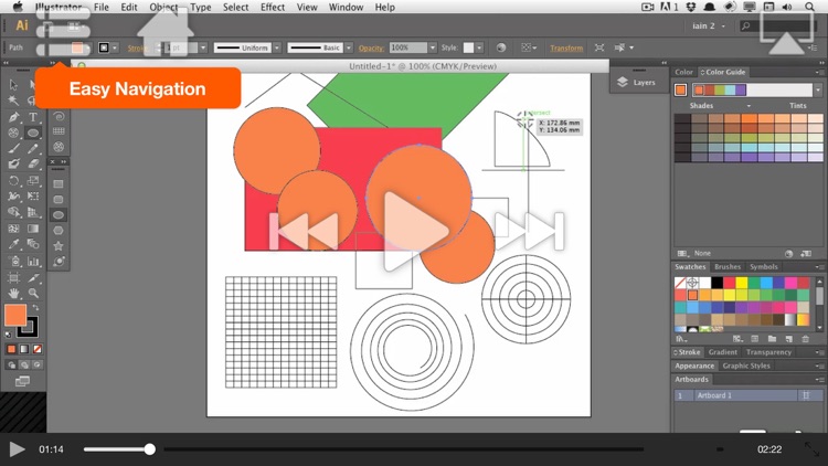 AV for Illustrator CS6 - Illustrator Basics - Create A Logo screenshot-4