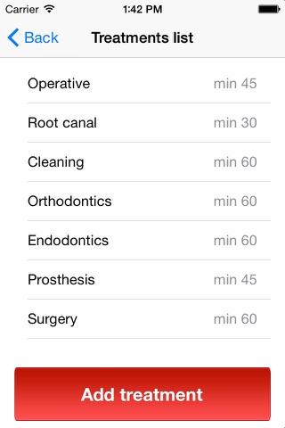 Dentist Agenda screenshot 2