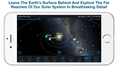 SkySafari 4 Plus: Map the Universe!  Discover Sun, Moon, Mars, Stars, Planets, and Satellites with your telescope and NASA space missions!のおすすめ画像3