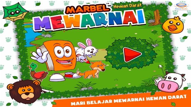 Marbel Mewarnai Hewan Darat(圖1)-速報App