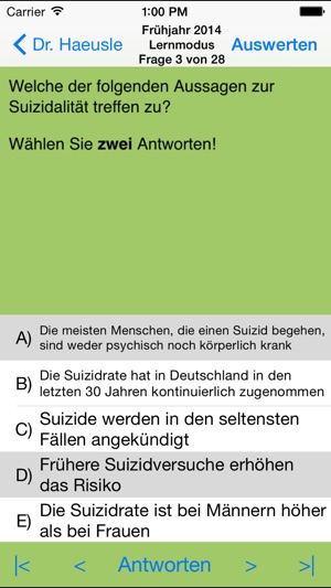 Heilpraktiker für Psychotherapie - Original Prüfungsfragen(圖3)-速報App