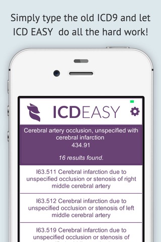 ICDEasy screenshot 2