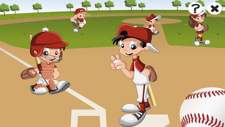 American Baseball Learn-ing Game for Children in Nursery School screenshot-4