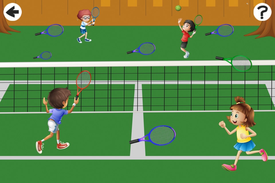 Ace the game! Learn and play on a tennis court for children screenshot 4