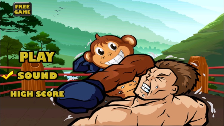 A Monkey Slap Boxing FREE - Jungle Animal Fight Challenge screenshot-4