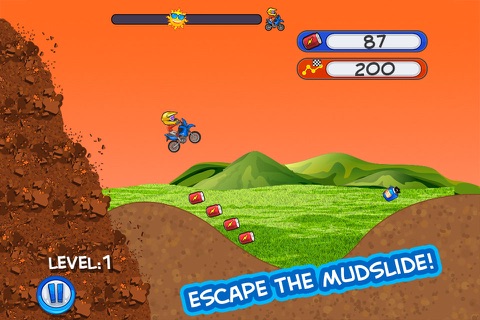 Moto X Mountain- Free Motocross Physics Game screenshot 2