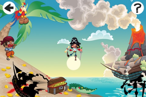 A Crazy Pirate-s Captain Hook Teach-ing Kid-s Game-s to Spot the Shadow screenshot 3
