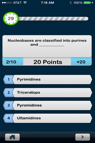 HumanBodyCellsDNAQuiz screenshot 3