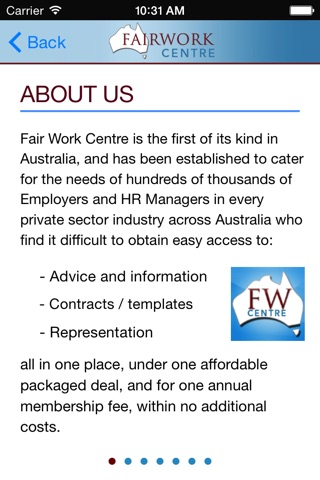 Fair Work Centre App screenshot 2