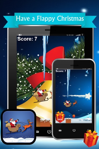 Flappy Christmas - Present Drop! screenshot 3