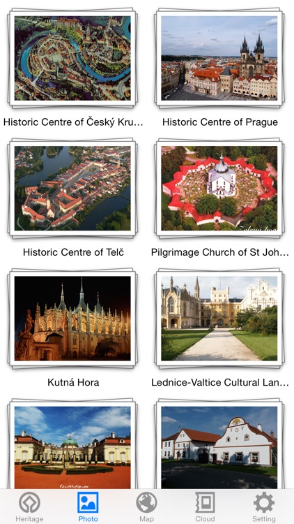 World Heritage in Czech