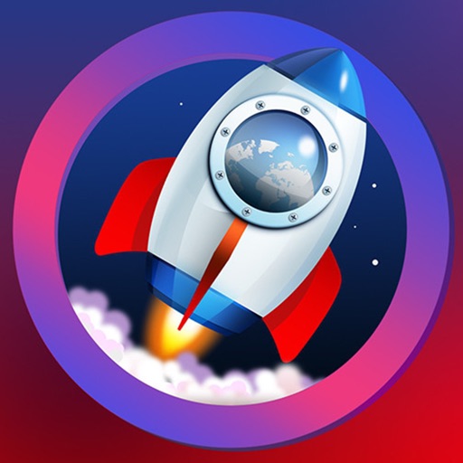 Neon Space Cannon Icon