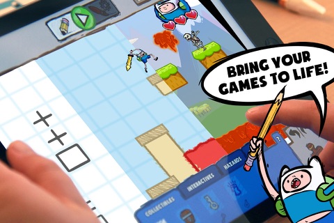 Draw Your Own Video Game with 'Adventure Time Game Wizard
