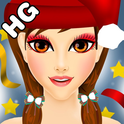 Christmas Girl Salon - Hot Beauty Spa, Fashion Makeup Touch & Design Dress up Makeover for Teens & Kids iOS App